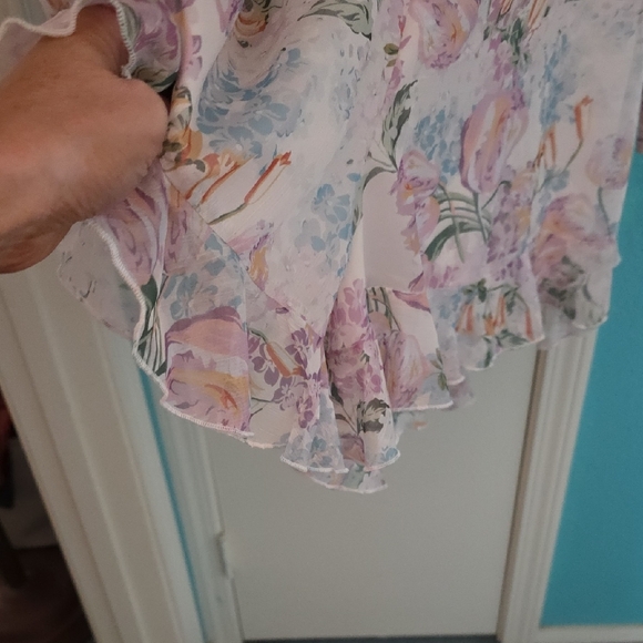 Floral Ruffle Romper - Picture 3 of 6